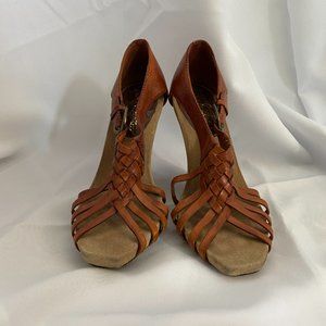 Sam Edelman Sahara Wedge Leather Sandal